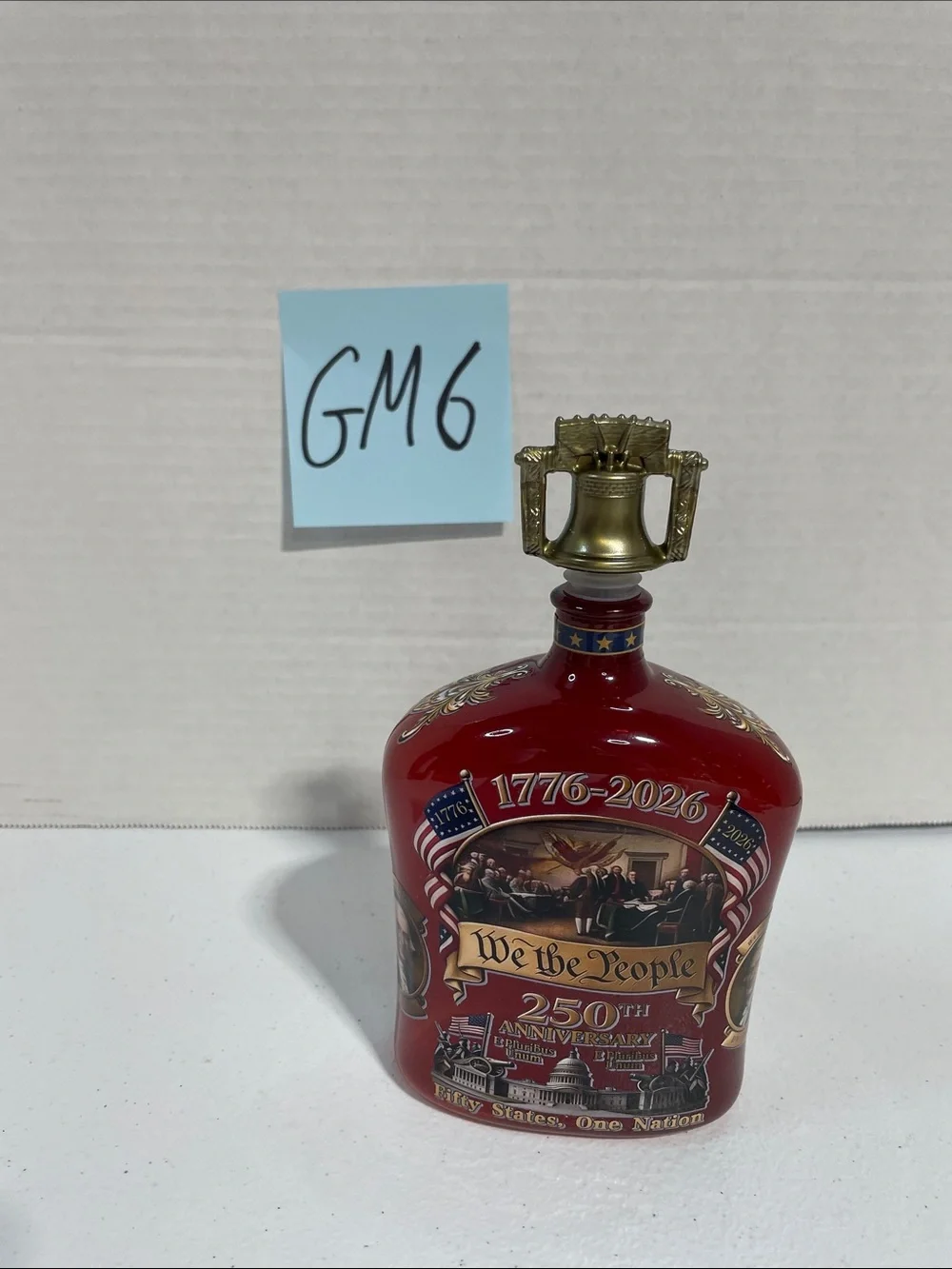 We The People 1776-2026 Red Commemorative Decanter